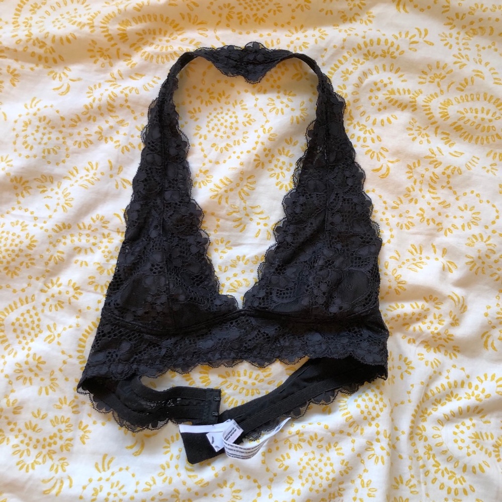 black free people bralette